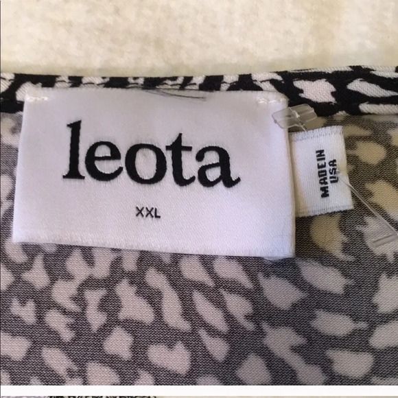 Leota Rouched Wrap Top in Swirling Leo XXL Plus 2X NWT New - Picture 4 of 9